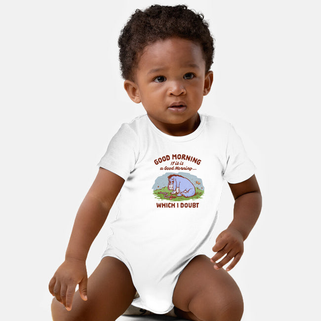 A Doubtful Good Morning-Baby-Basic-Onesie-kg07