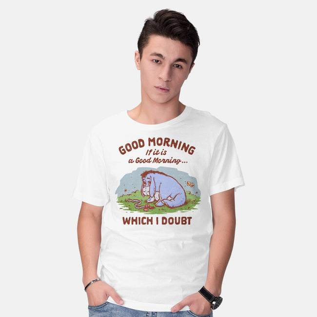 A Doubtful Good Morning-Mens-Basic-Tee-kg07