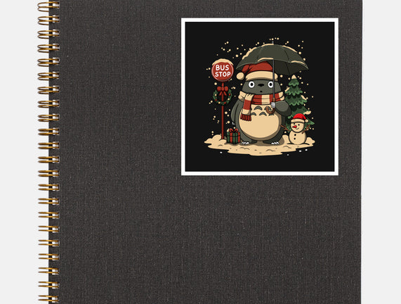 Totoro Winter Bus Stop