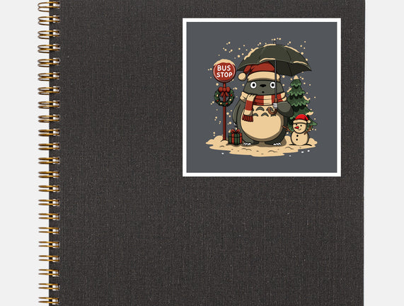 Totoro Winter Bus Stop