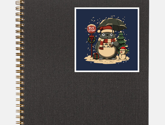 Totoro Winter Bus Stop