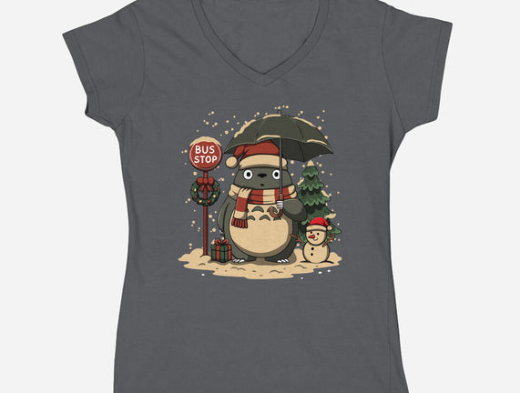 Totoro Winter Bus Stop