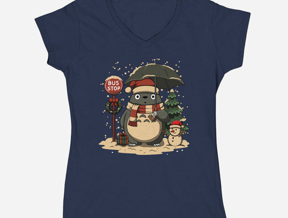 Totoro Winter Bus Stop