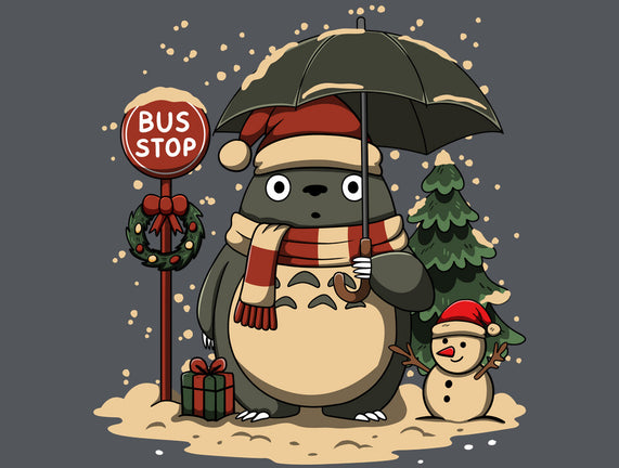 Totoro Winter Bus Stop