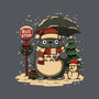 Totoro Winter Bus Stop-None-Drawstring-Bag-JamesQJO