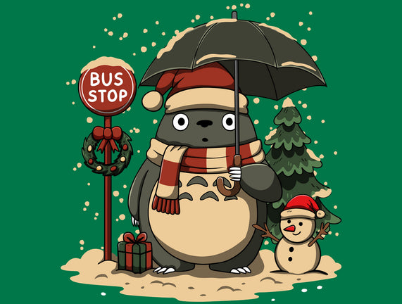 Totoro Winter Bus Stop