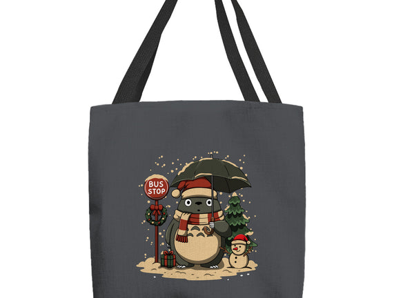 Totoro Winter Bus Stop