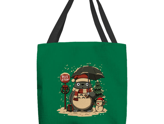Totoro Winter Bus Stop
