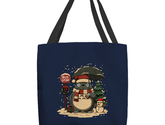 Totoro Winter Bus Stop