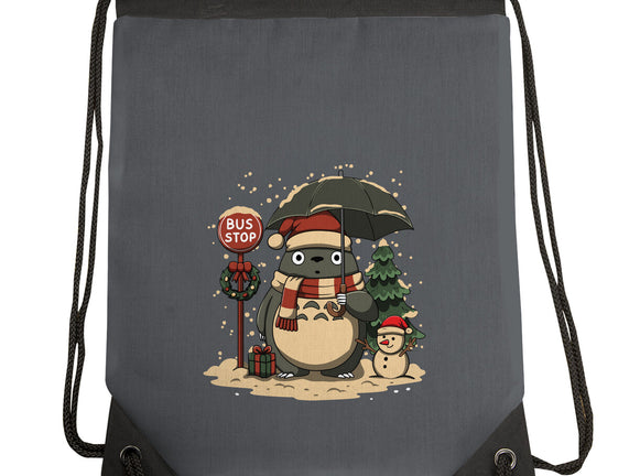 Totoro Winter Bus Stop