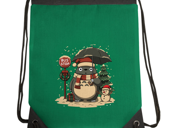 Totoro Winter Bus Stop