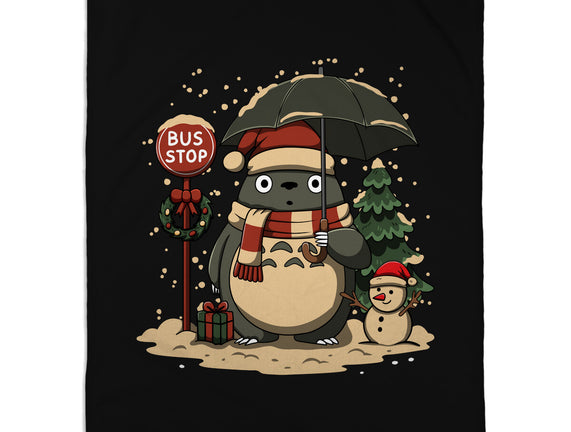Totoro Winter Bus Stop