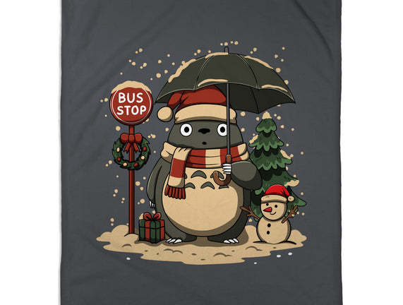 Totoro Winter Bus Stop