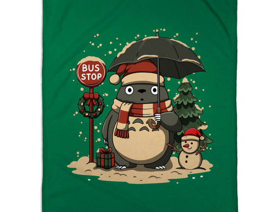 Totoro Winter Bus Stop