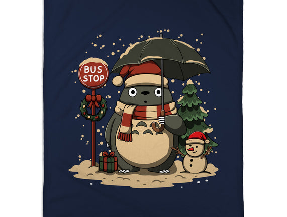 Totoro Winter Bus Stop