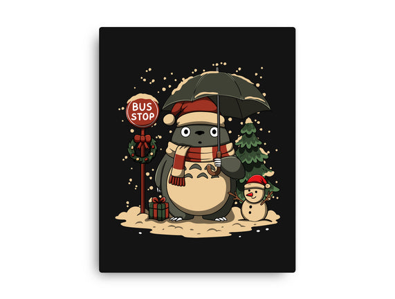 Totoro Winter Bus Stop