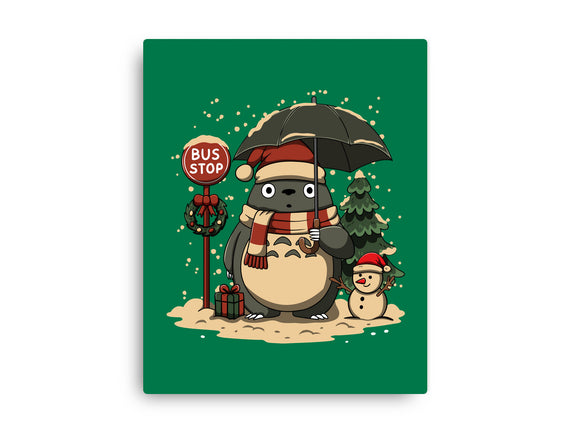 Totoro Winter Bus Stop