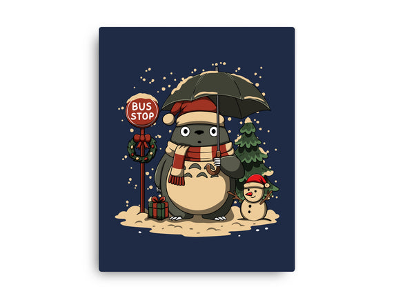 Totoro Winter Bus Stop
