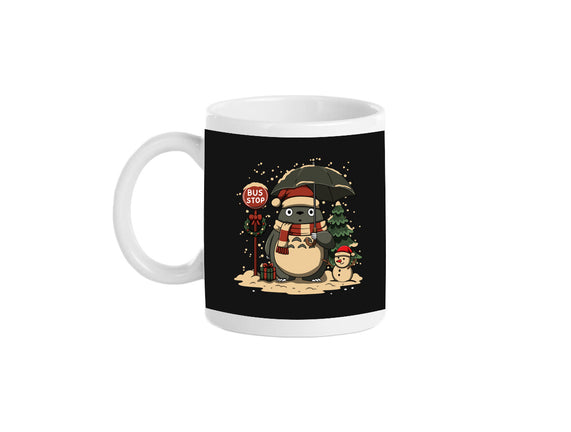 Totoro Winter Bus Stop