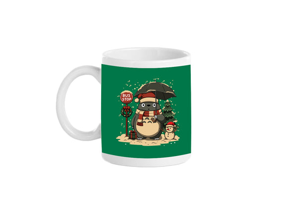 Totoro Winter Bus Stop