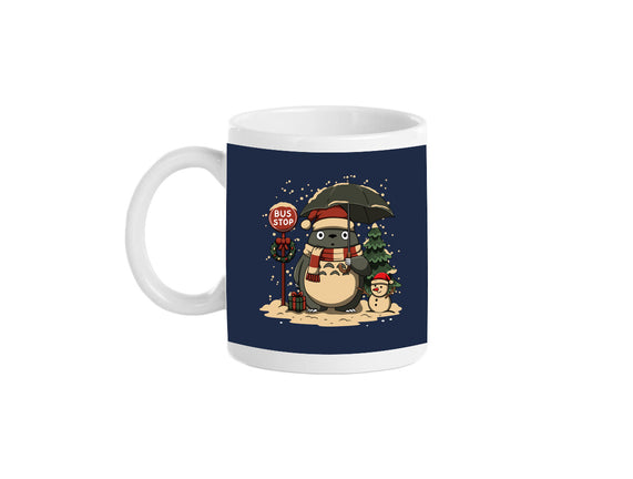 Totoro Winter Bus Stop