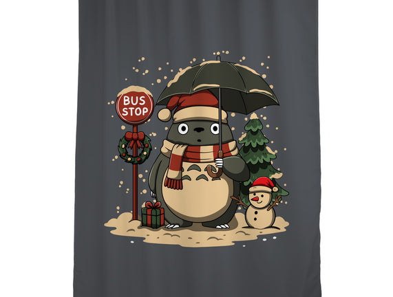 Totoro Winter Bus Stop