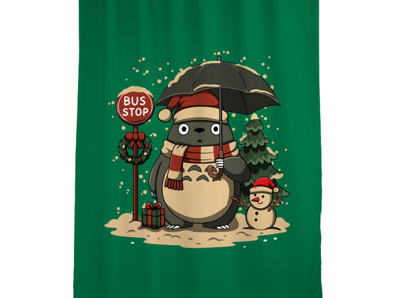 Totoro Winter Bus Stop