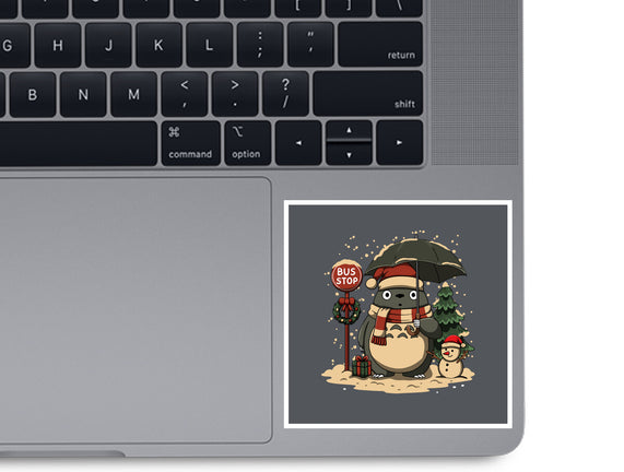 Totoro Winter Bus Stop