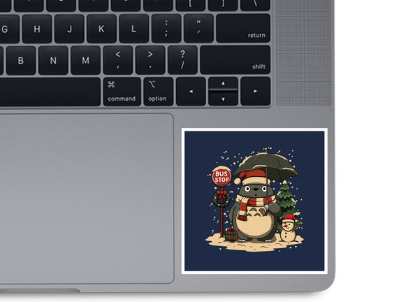 Totoro Winter Bus Stop