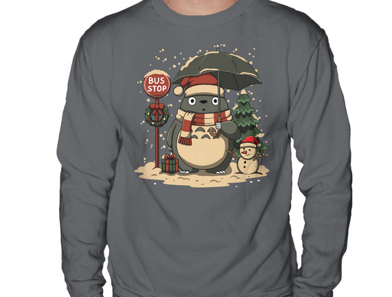 Totoro Winter Bus Stop