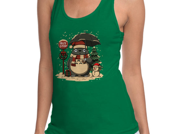 Totoro Winter Bus Stop