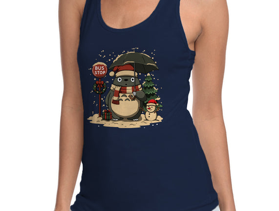 Totoro Winter Bus Stop