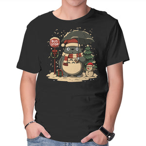 Totoro Winter Bus Stop