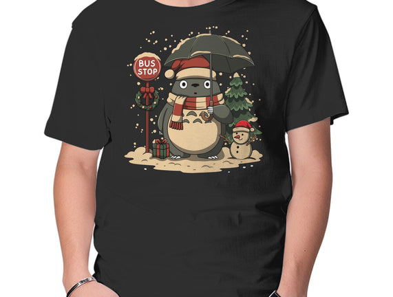 Totoro Winter Bus Stop