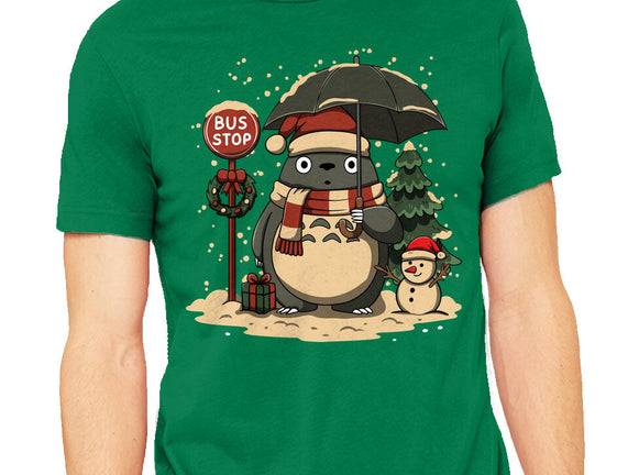 Totoro Winter Bus Stop