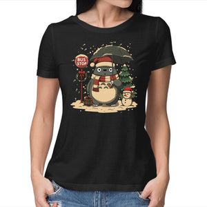 Totoro Winter Bus Stop