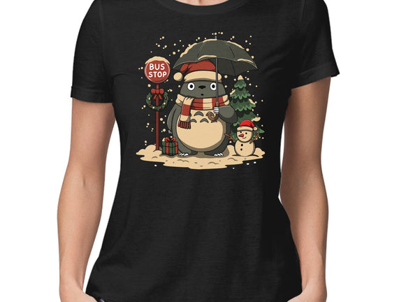 Totoro Winter Bus Stop
