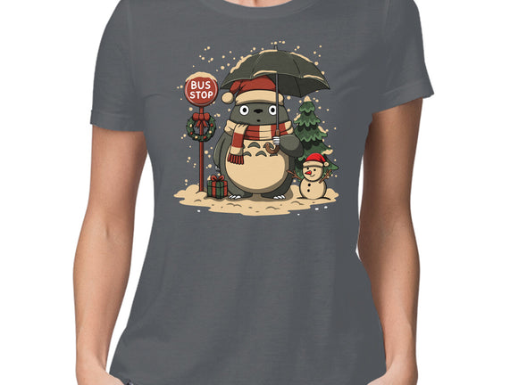 Totoro Winter Bus Stop