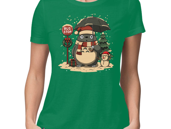 Totoro Winter Bus Stop