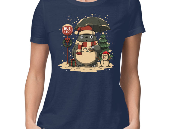 Totoro Winter Bus Stop