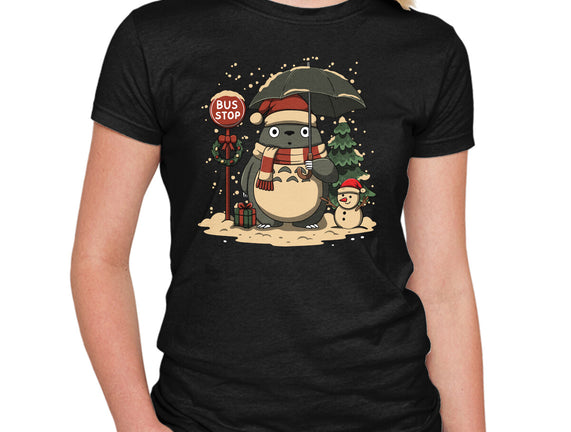 Totoro Winter Bus Stop