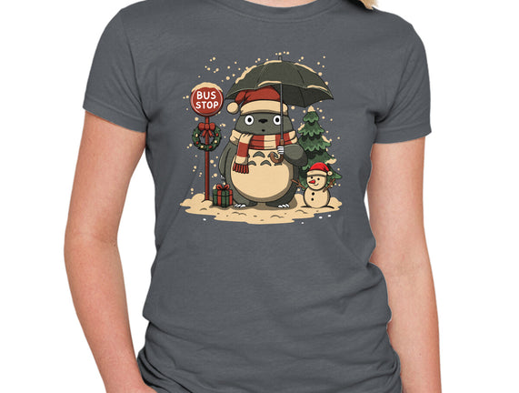 Totoro Winter Bus Stop