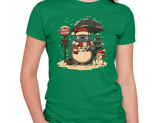 Totoro Winter Bus Stop