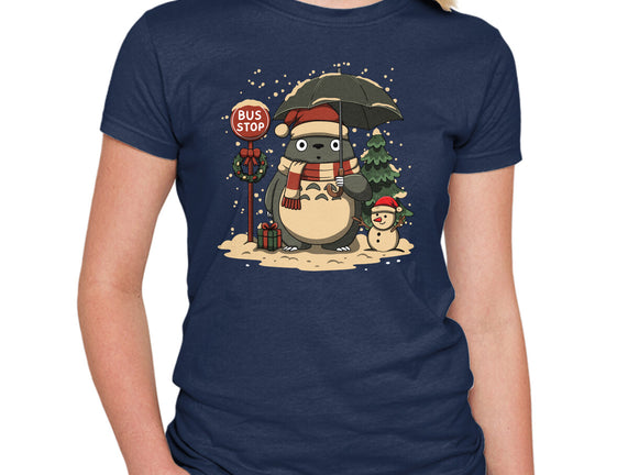 Totoro Winter Bus Stop