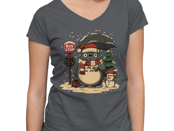 Totoro Winter Bus Stop