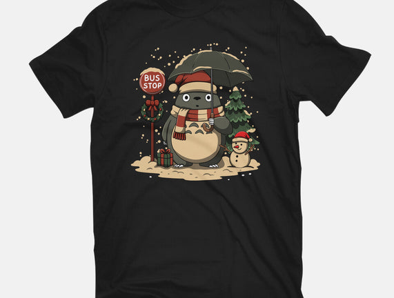 Totoro Winter Bus Stop