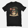 Totoro Winter Bus Stop-Mens-Heavyweight-Tee-JamesQJO