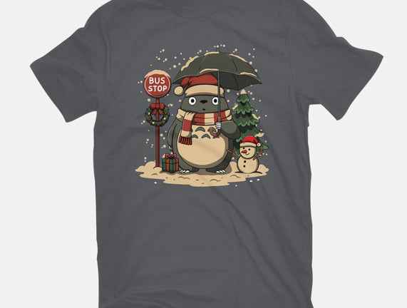 Totoro Winter Bus Stop