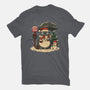 Totoro Winter Bus Stop-Mens-Premium-Tee-JamesQJO