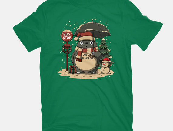 Totoro Winter Bus Stop